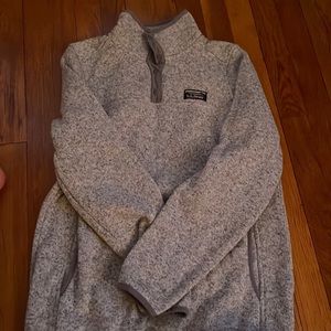 Quarter button sweater